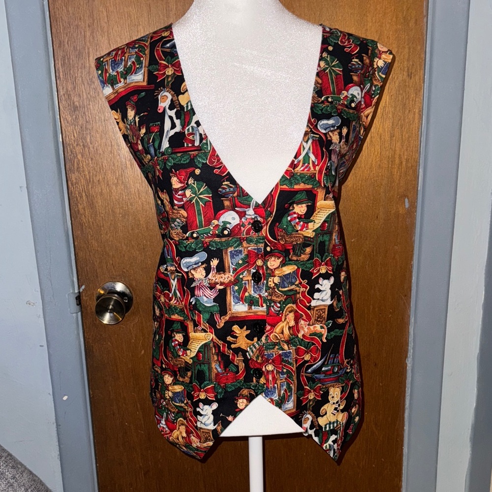 Festive Multicolor Women's Vest